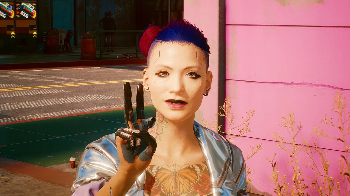 Cyberpunk 2077 — Coiffure avec une capuche